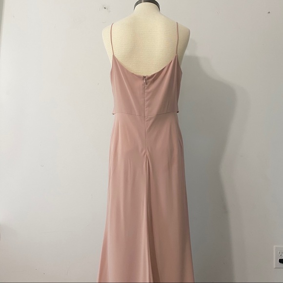 Jenny Yoo The Blake Crepe De Chine Dress Size 8 - Picture 7 of 12